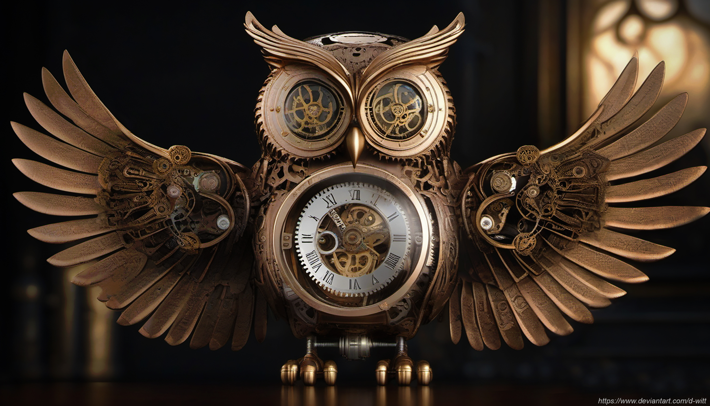 Drawtober 28 - Clockwork Owl by D-Witt on DeviantArt