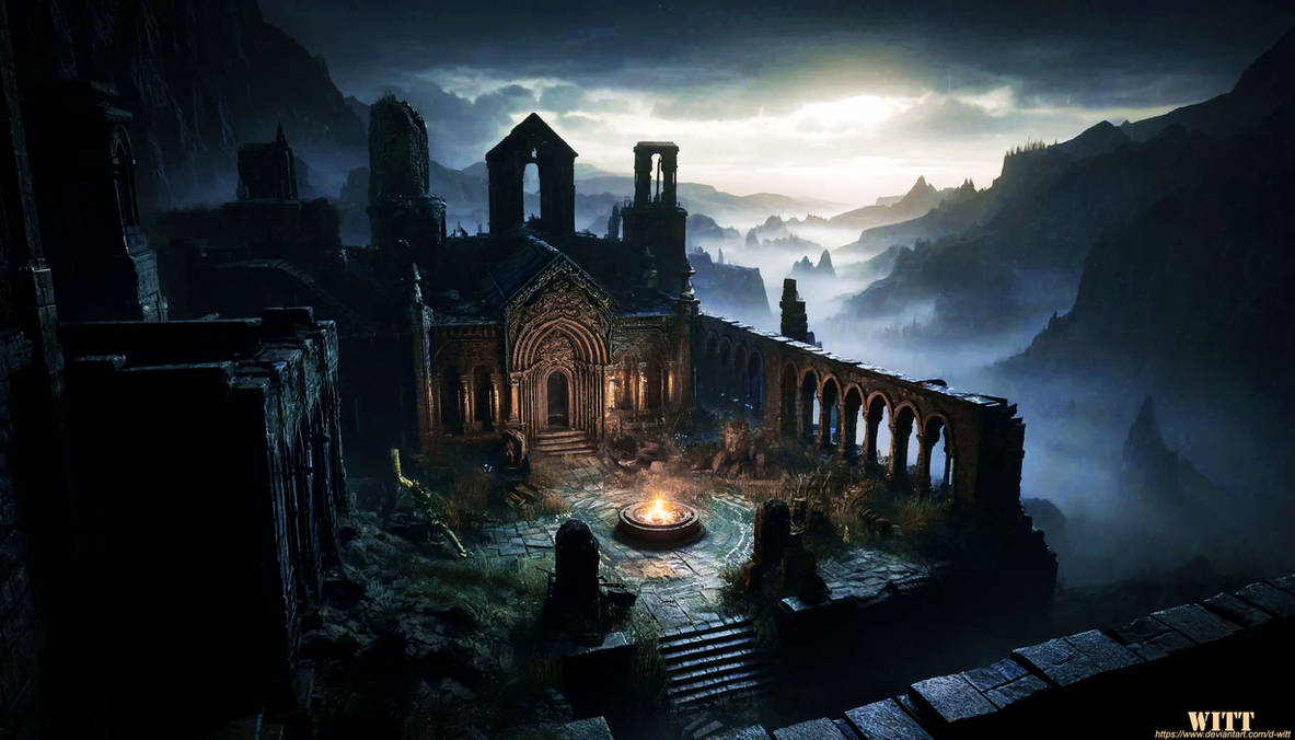 Firelink Screen Firelink Shrine by D-Witt on DeviantArt