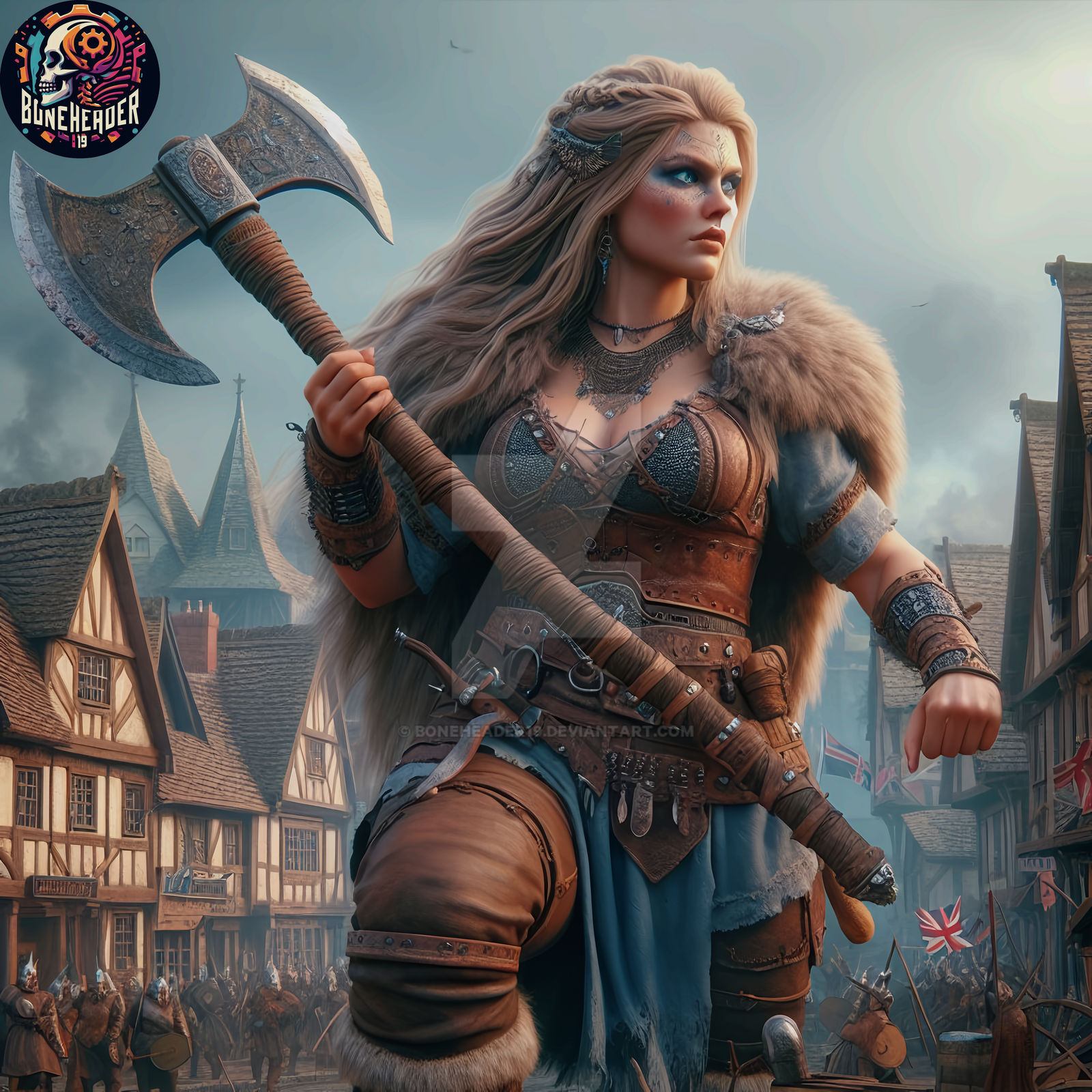 Viking shield maiden Midjourney v4 by hjonesbf3 on DeviantArt