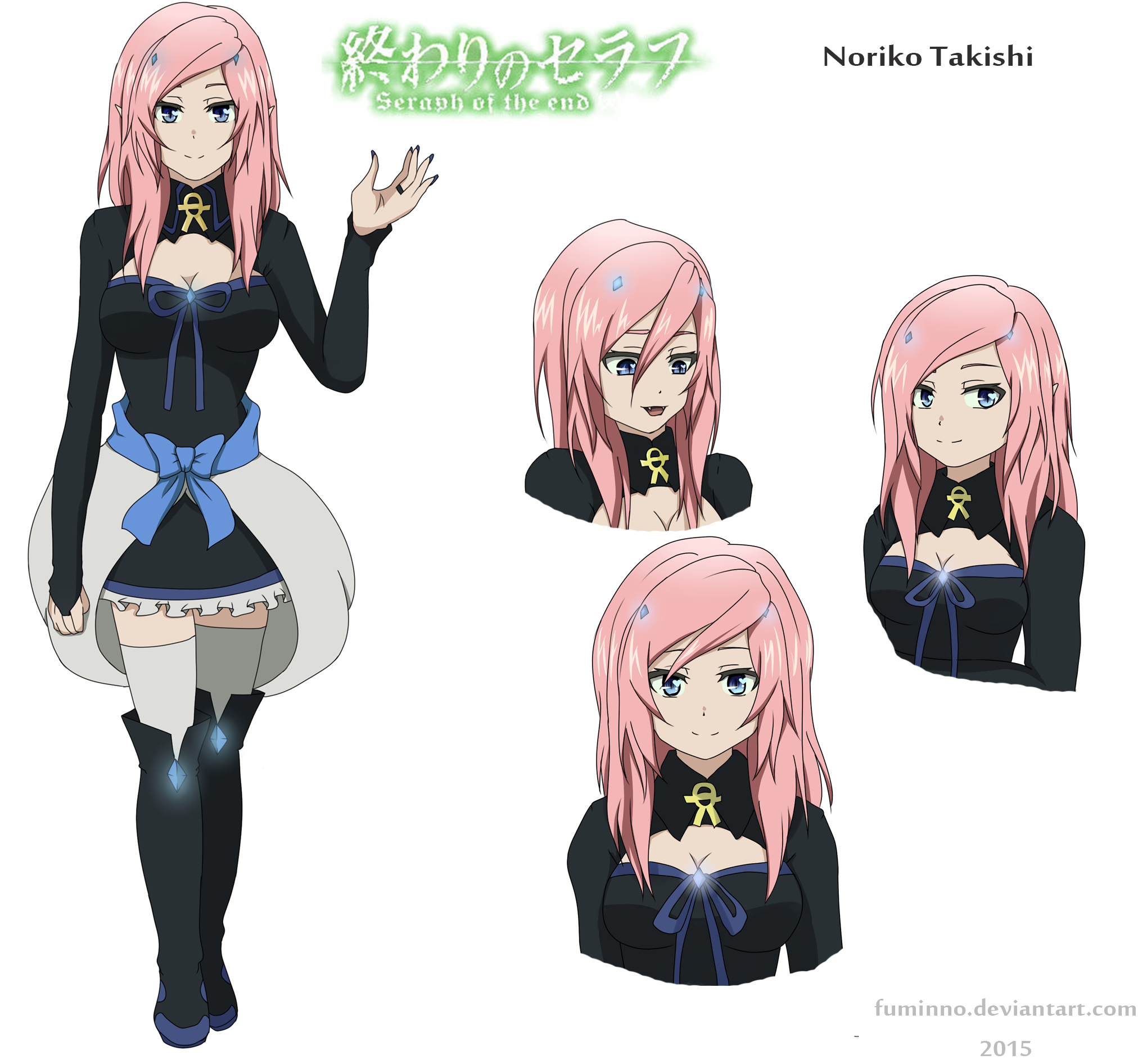 Takishi Noriko Oc Rpc Owari No Seraph By Fuminno On