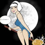 MOPR Sabrina, 'Moonlit flight'.