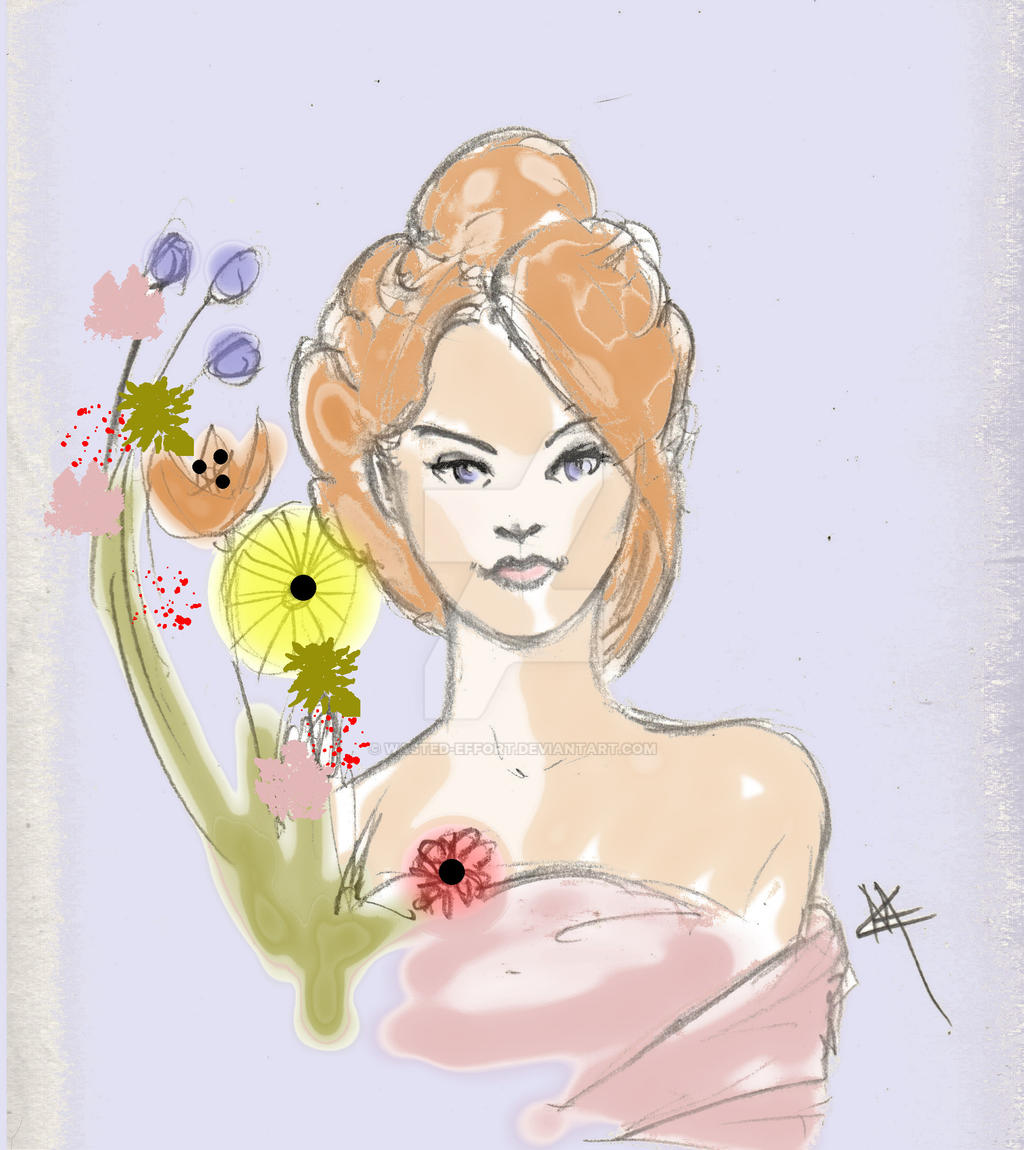 Penciled2 Color Flowers