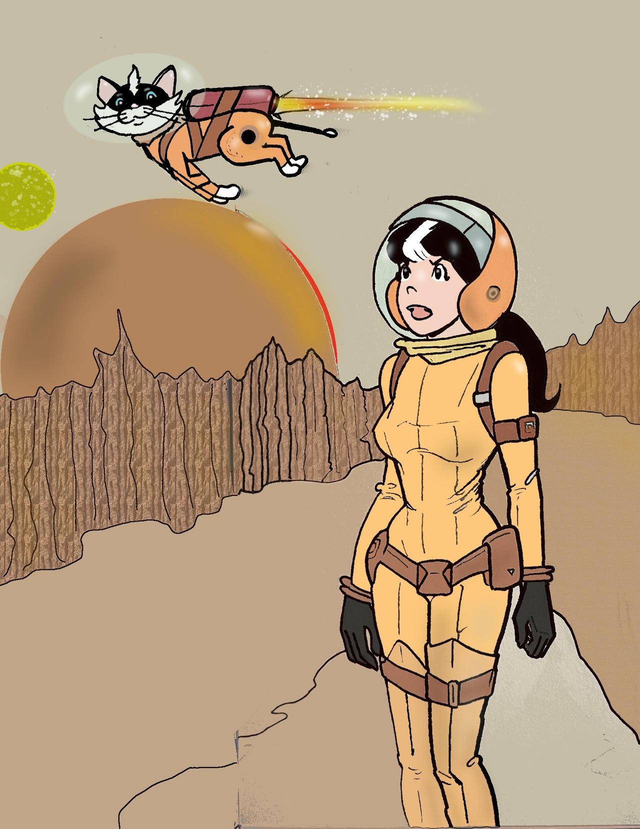 Alexandra In Space Moved With Sebastian in motion