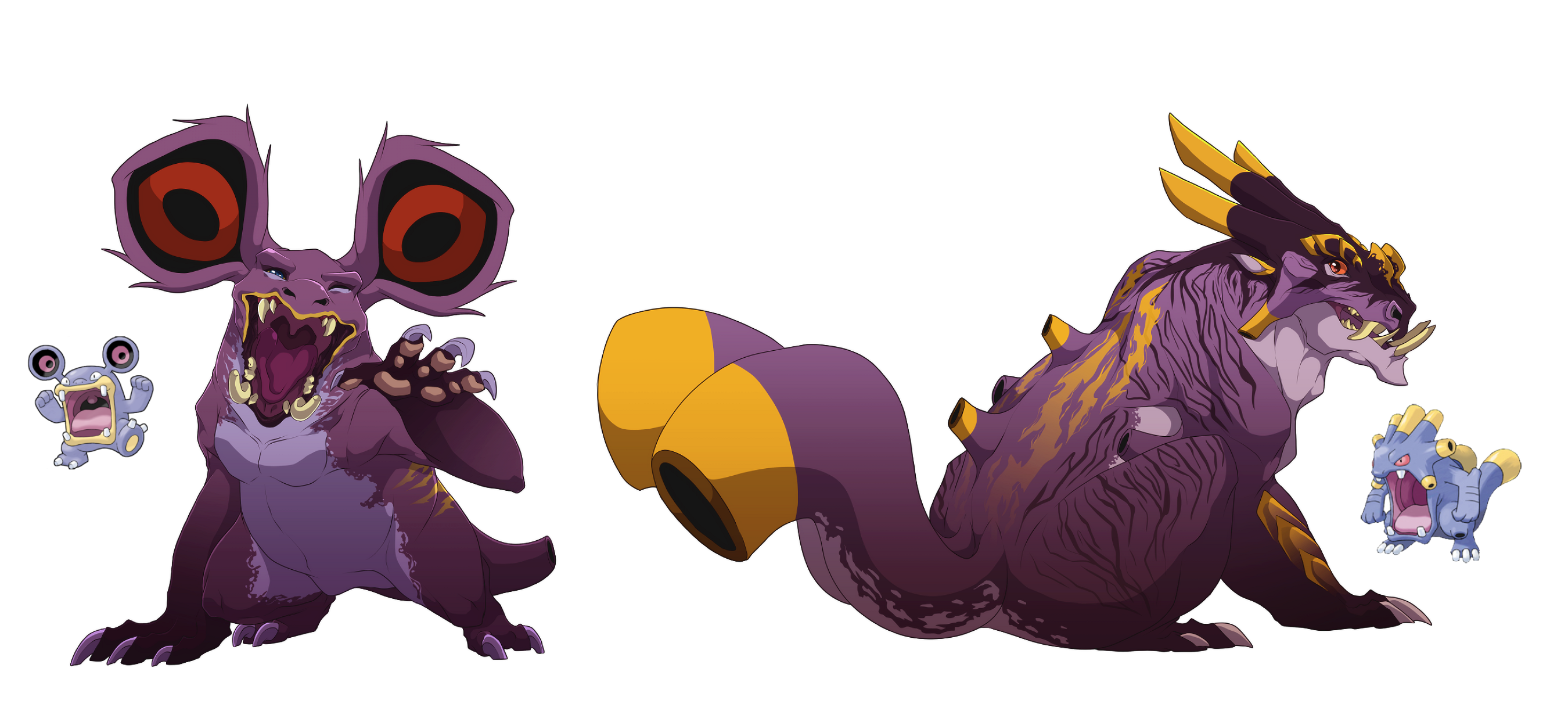 Loudred and Exploud Soundwave beasts by blueharuka on DeviantArt