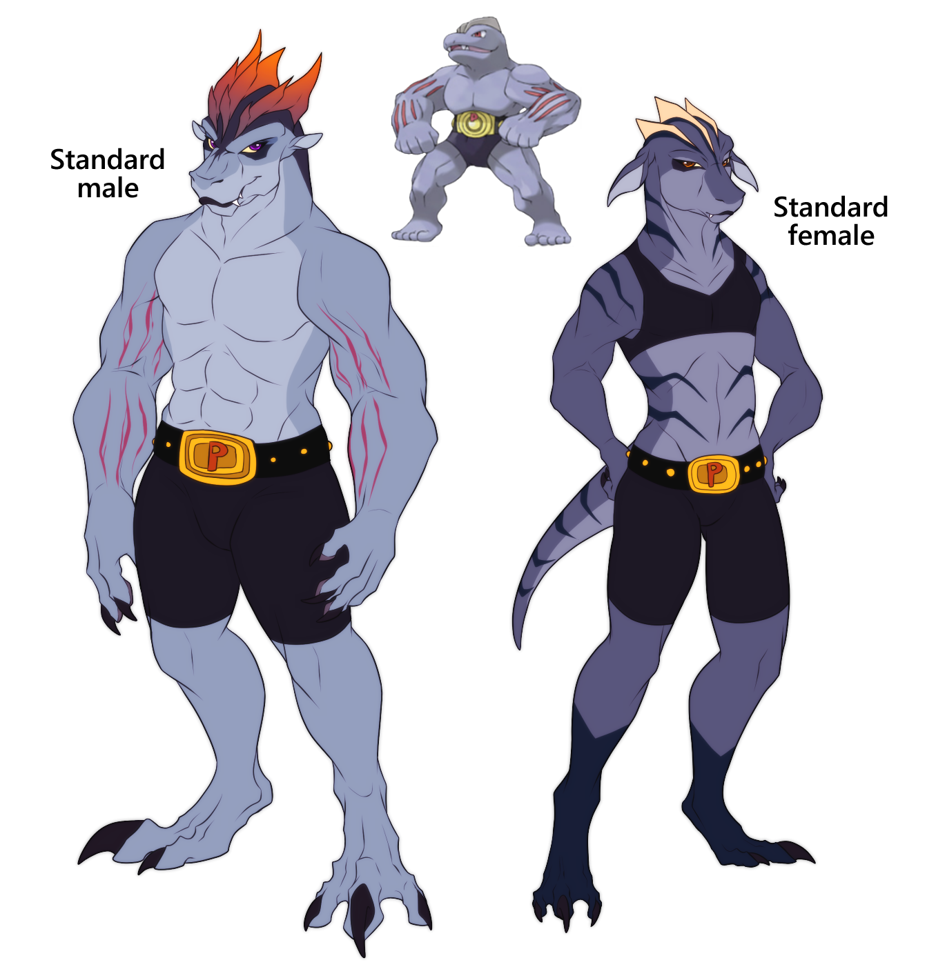 Machoke- Bodybuilding maniacs by blueharuka on DeviantArt