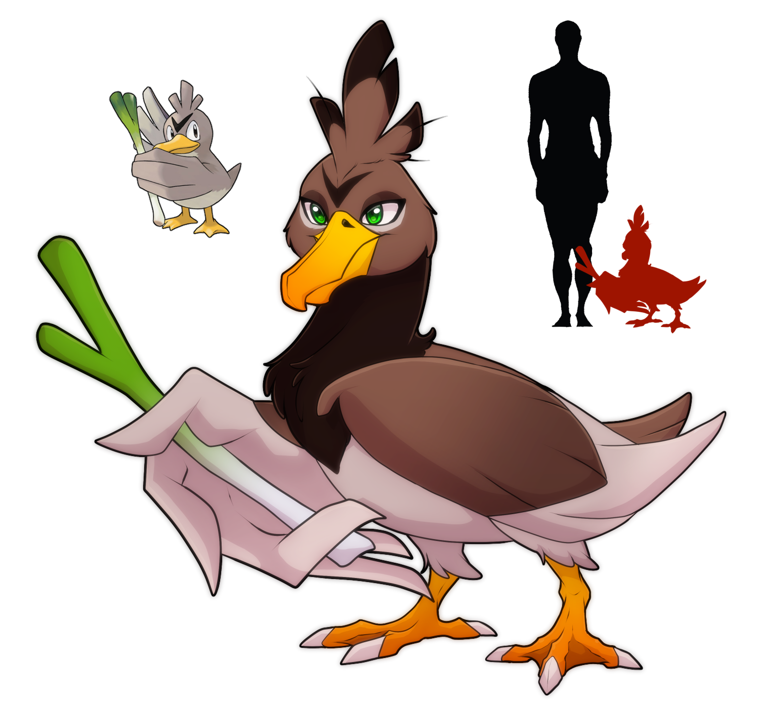 Galarian Farfetch'd the Wild Duck Pokemon by WillDinoMaster55 on