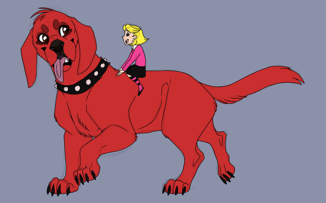 Big Red Dog By Blueharuka On DeviantArt big-red-dog-by-blueharuka-on-deviantart