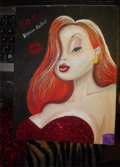 Jessica Rabbit 9x12