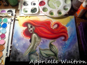 Zombie Ariel 8x10 print