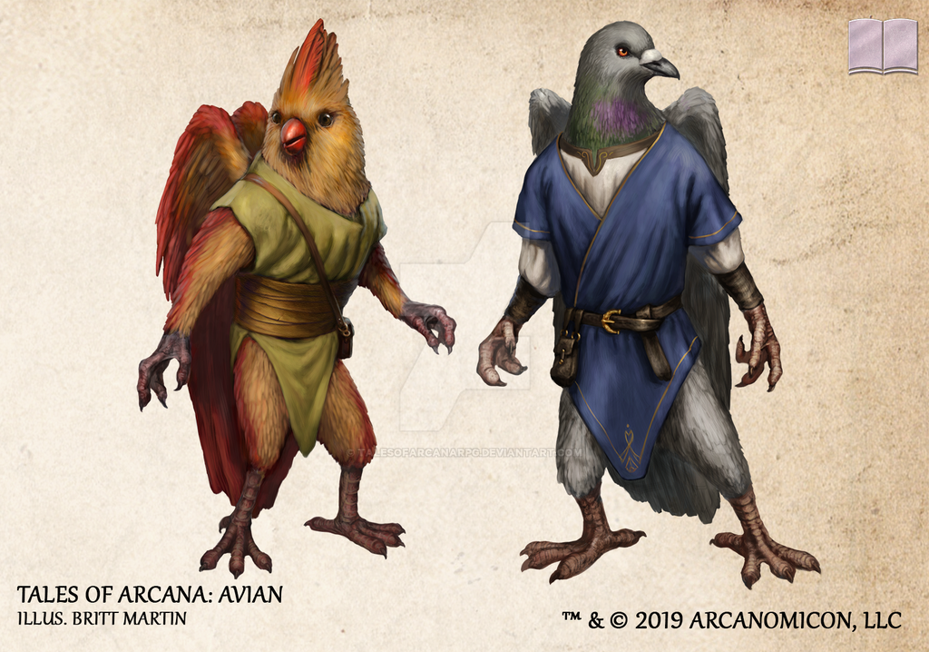 Races Avians Feathered - Connors Campaigns