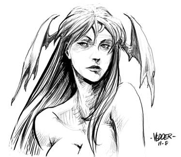 morrigan sketch