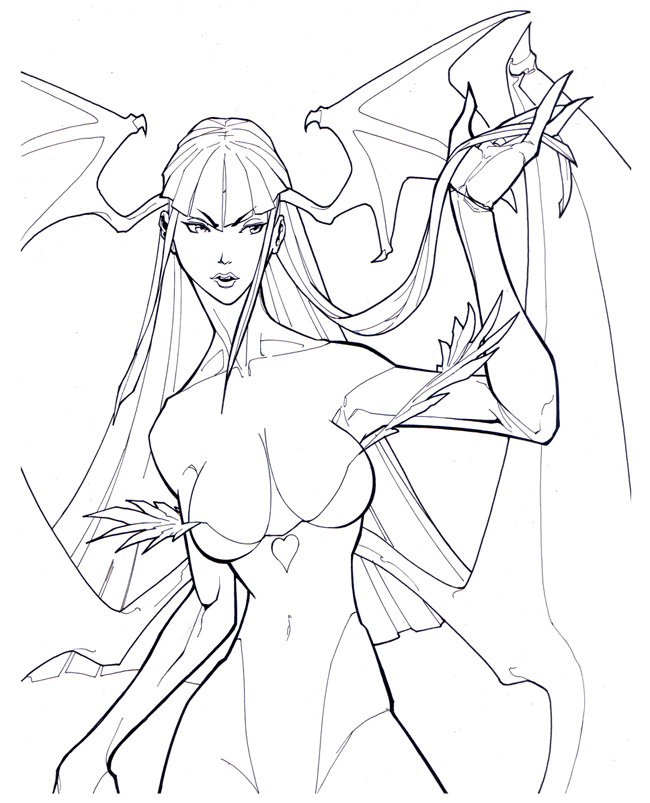 Stylized Morrigan