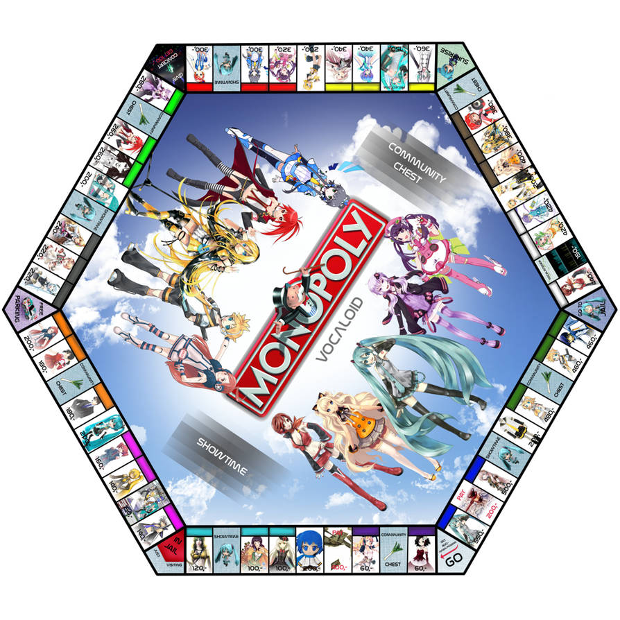 VOCALOID MONOPOLY Game by ArminMin on DeviantArt