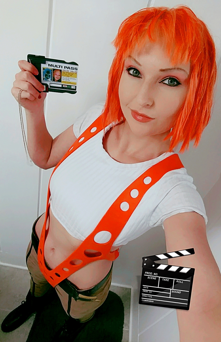 Leeloo Dallas Multipass Cosplay