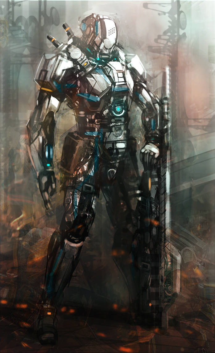 Robot Rifelman Rifleman Concept by VincentiusMatthew on DeviantArt