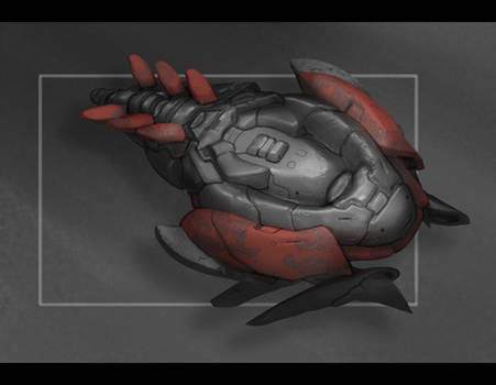 Commission: Trilobite-like Enemy Ship