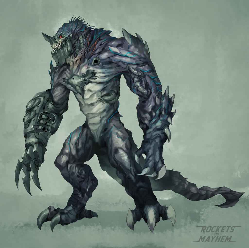 Pathfinder Ravager Commission: Creature Design_Makara Ravager by VincentiusMatthew on ...