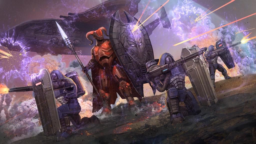 Commission: The Siege by VincentiusMatthew on DeviantArt