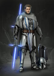 Commission: Mandalorian Jedi Knight Cra-Jin