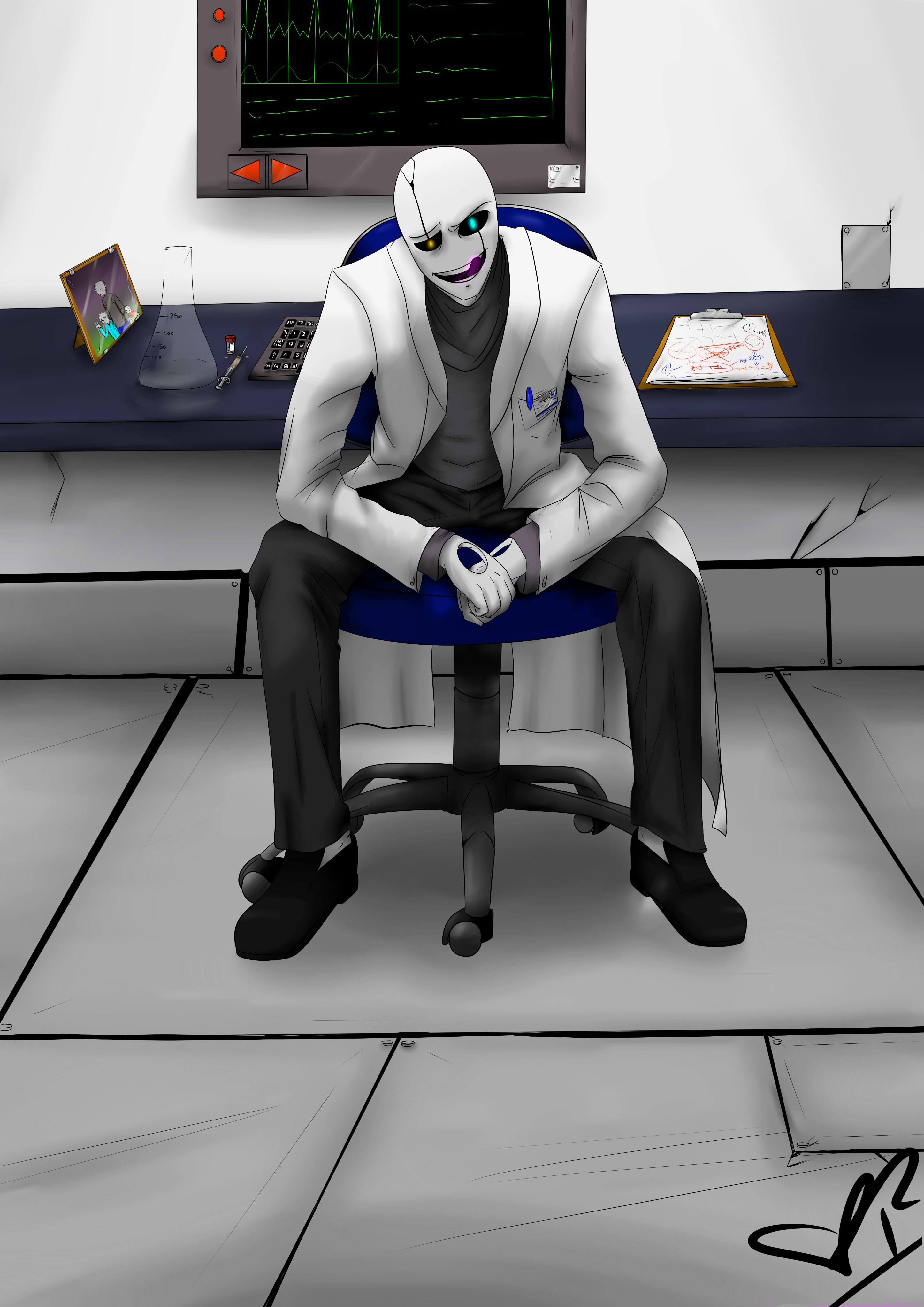 Gaster. . . Human Captured