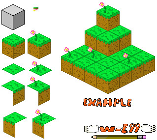 Minecraft Grass Block Vector by Astrorious on DeviantArt