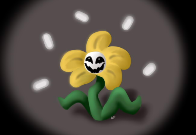 Undertale Flowey by Leaflet757 on DeviantArt