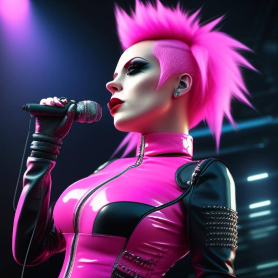 Pink Singer Deviantart Punk: Singer in pink by DeviantNigel on DeviantArt
