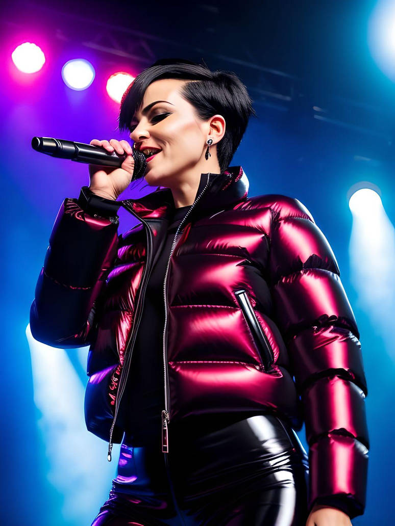 Female Rapper Interview Puffer Music: Female singer in puffer by DeviantNigel on DeviantArt