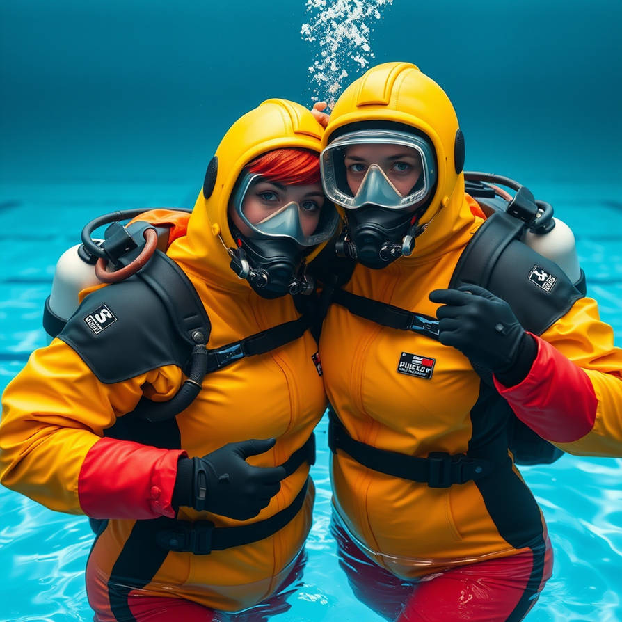 Diving Split Friends Diving friends by DeviantNigel on DeviantArt
