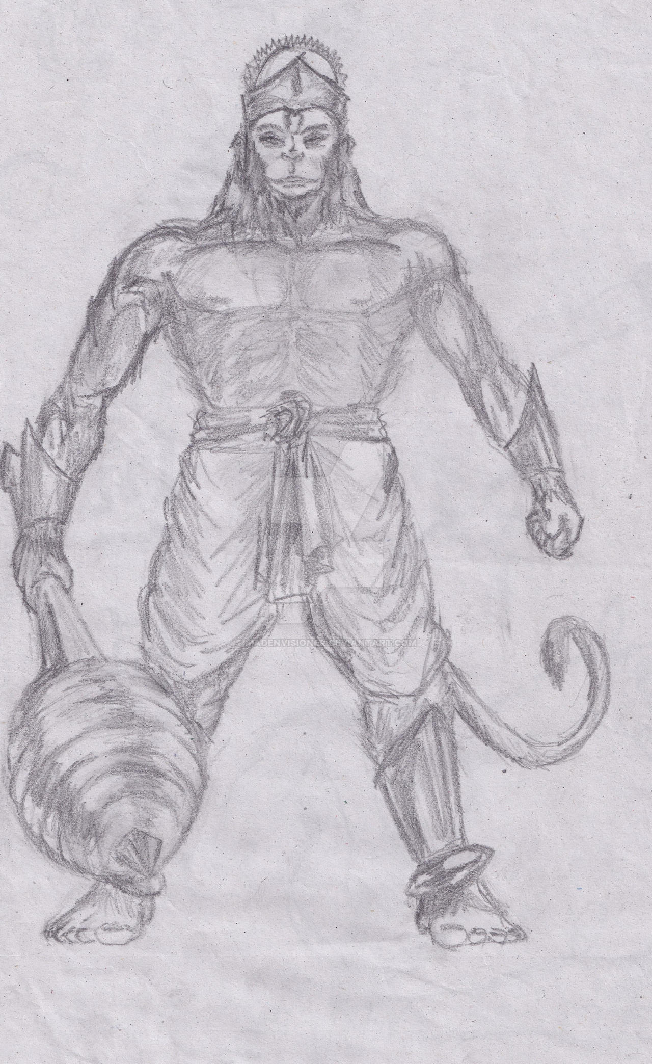 hanuman character by madenvisioner on DeviantArt