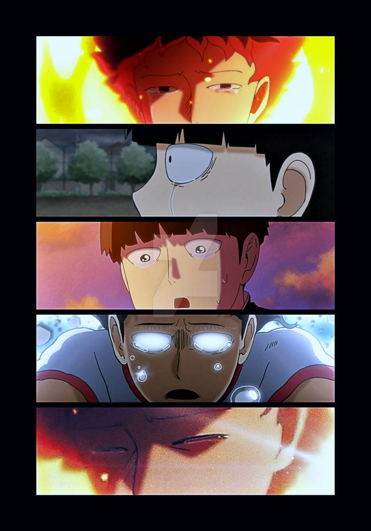 One of the most beautiful moments in [Mob psycho 100 II]. Its sad