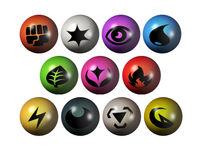 Shiny Energy Icons