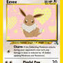 Printable 'Eevee' Jumbo Card