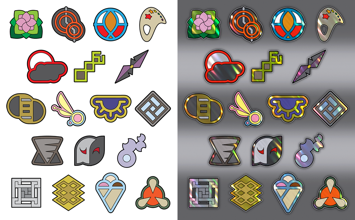 FreeToUse Custom Pokemon Gym Badges by icycatelf on DeviantArt FreeToUse Custom Pokemon Gym Badges by icycatelf on DeviantArt