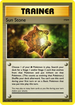 (Fake Card) 'Sun Stone' Reboot