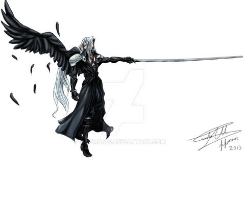 Sephiroth AC dissidia Style by ffman22