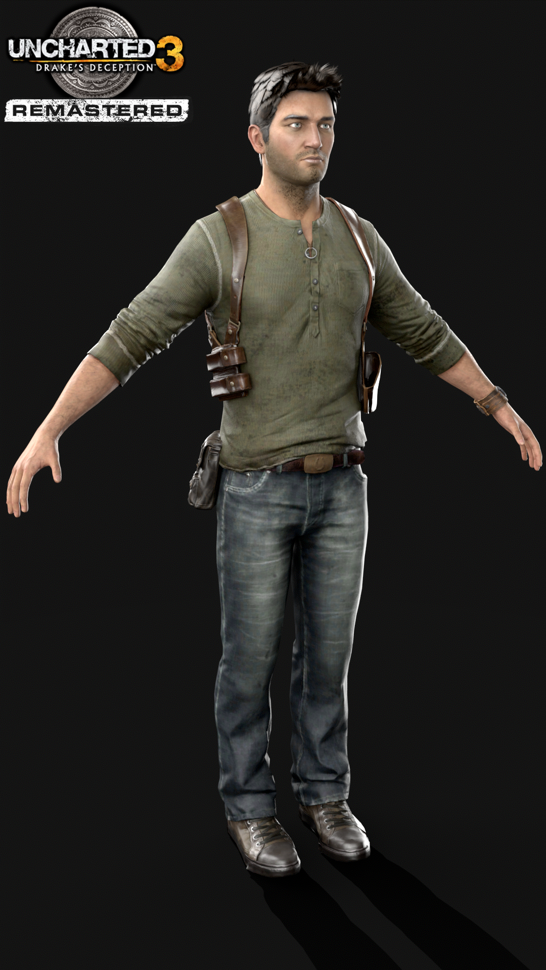 Nathan Drake Young: Uncharted 3 Drake's Deception by Axel-Noir on