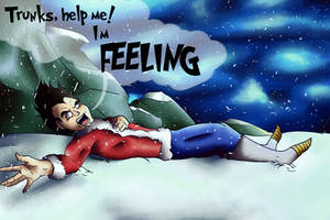 TRUNKS! Help me, I'm... FEELING