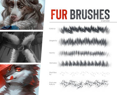 Fur Brushes Set