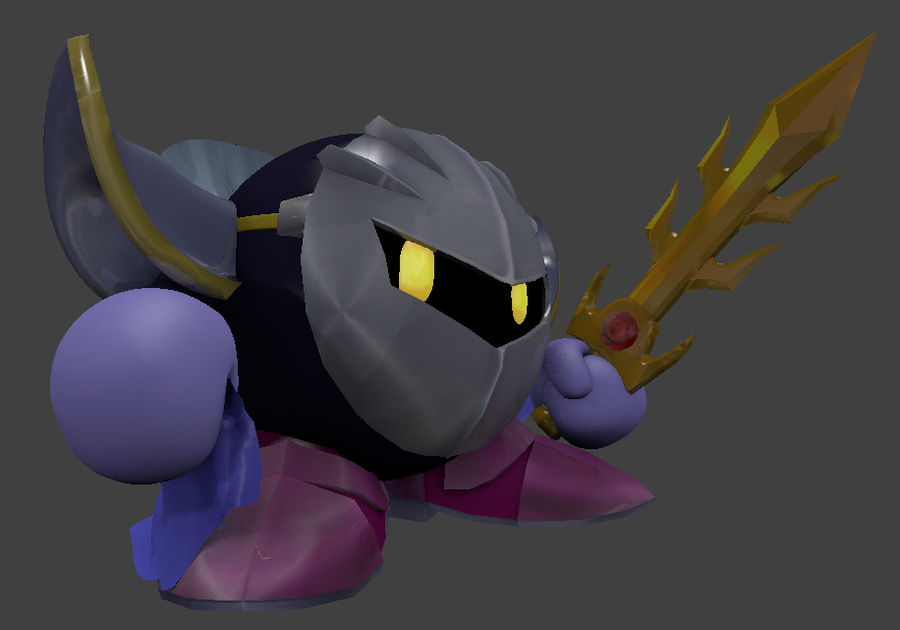 Meta Knight Render by Lucidies on DeviantArt