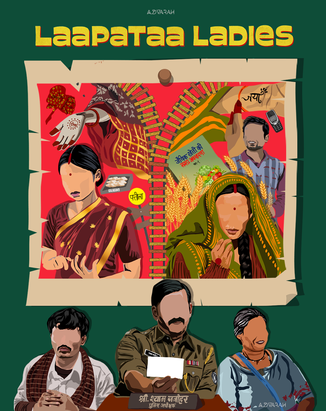 Laapataa Ladies - fan poster by anuradhaDUARAH on DeviantArt