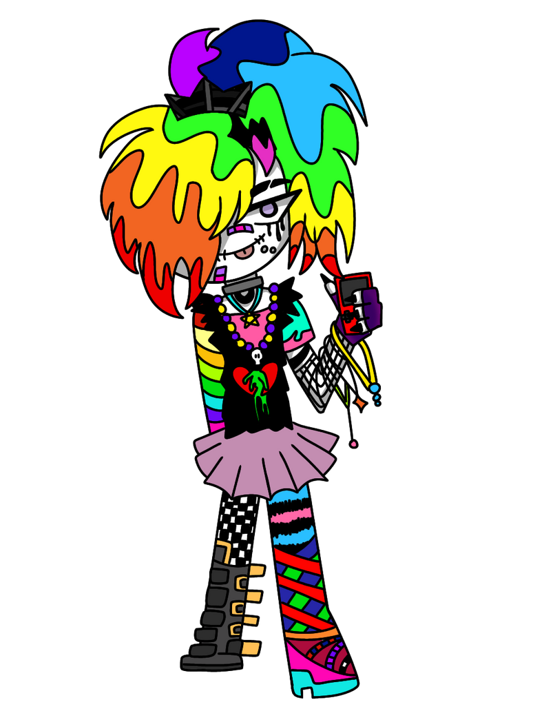 Contest Entry: Scenecore person by sammykit on DeviantArt