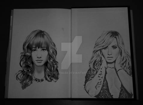 Demi Lovato Then And Now Drawing