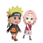 NaruSaku Chibi by HikaHitmanR