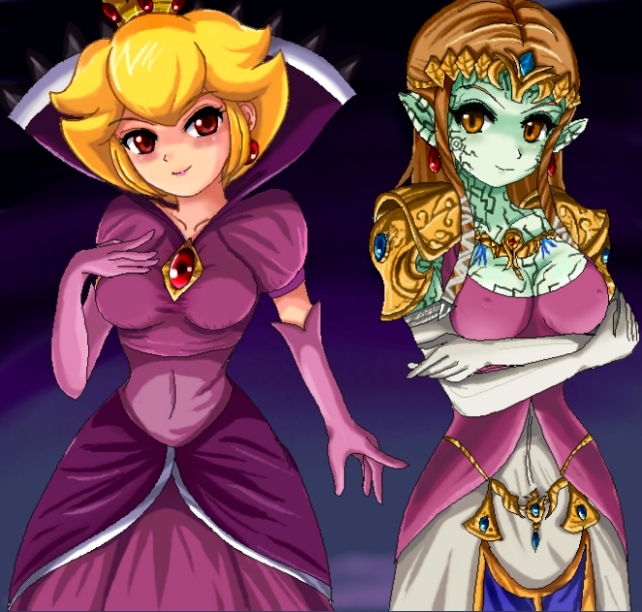 Evil side - Peach and Zelda