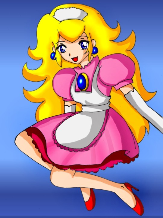 Princess Peach  anime stye 4