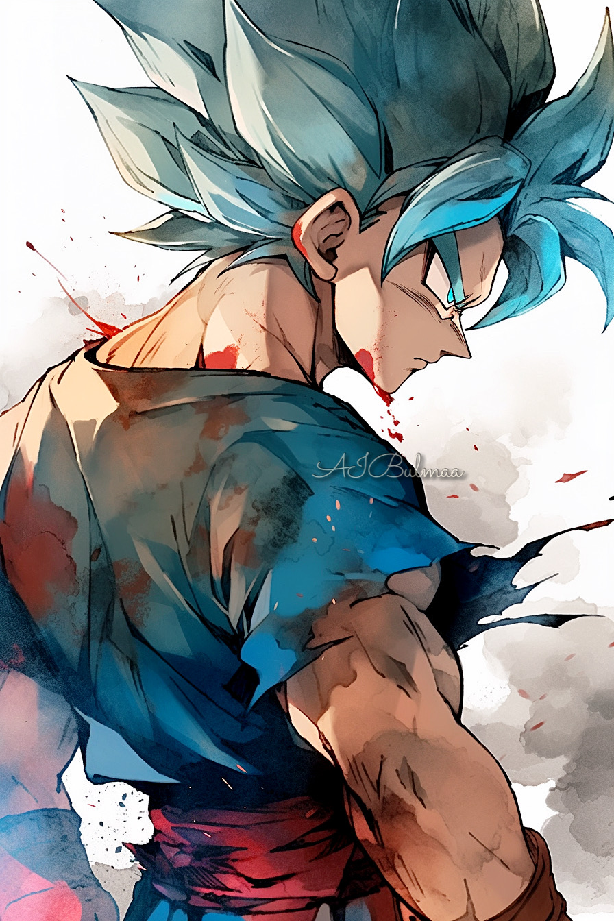 Goku Super Saiyan Blue by AashanAnimeArt on DeviantArt