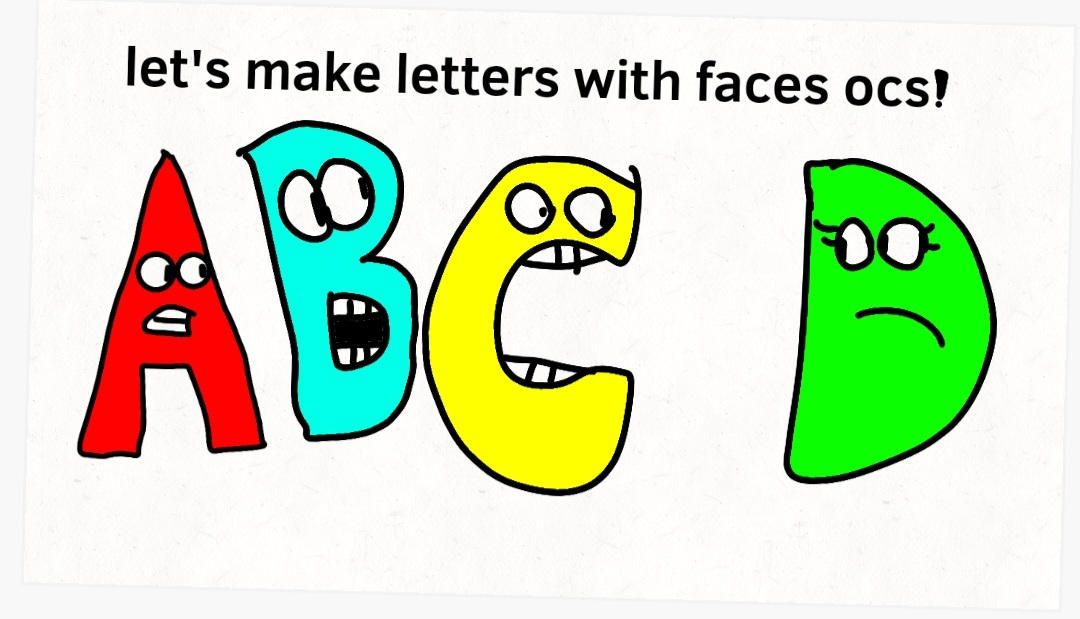 Face In Letters I love letters with faces by alphabet1224 on DeviantArt