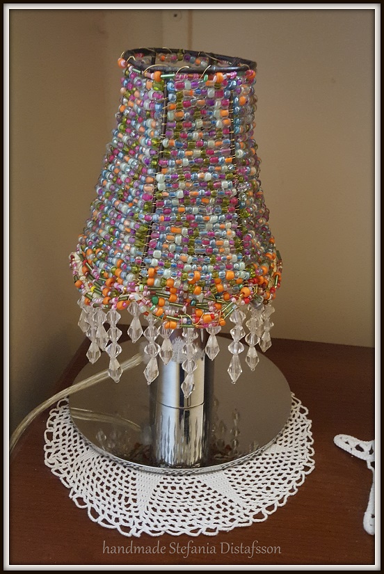 lamps hade with beads