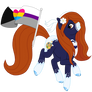 Bethany Rowlinson with her Pride Flag
